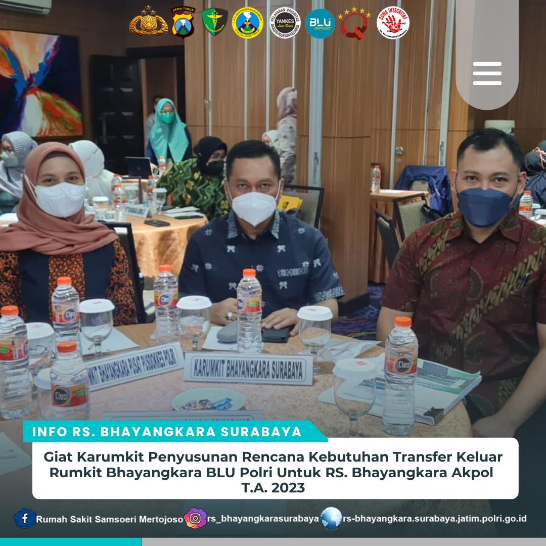 RS. Bhayangkara Surabaya | Rapat Penyusunan Rencana Kebutuhan Transfer ...