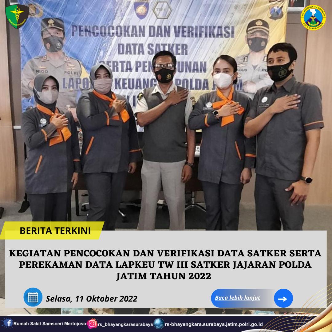 Rs Bhayangkara Surabaya Kegiatan Pencocokan Dan Verifikasi Data